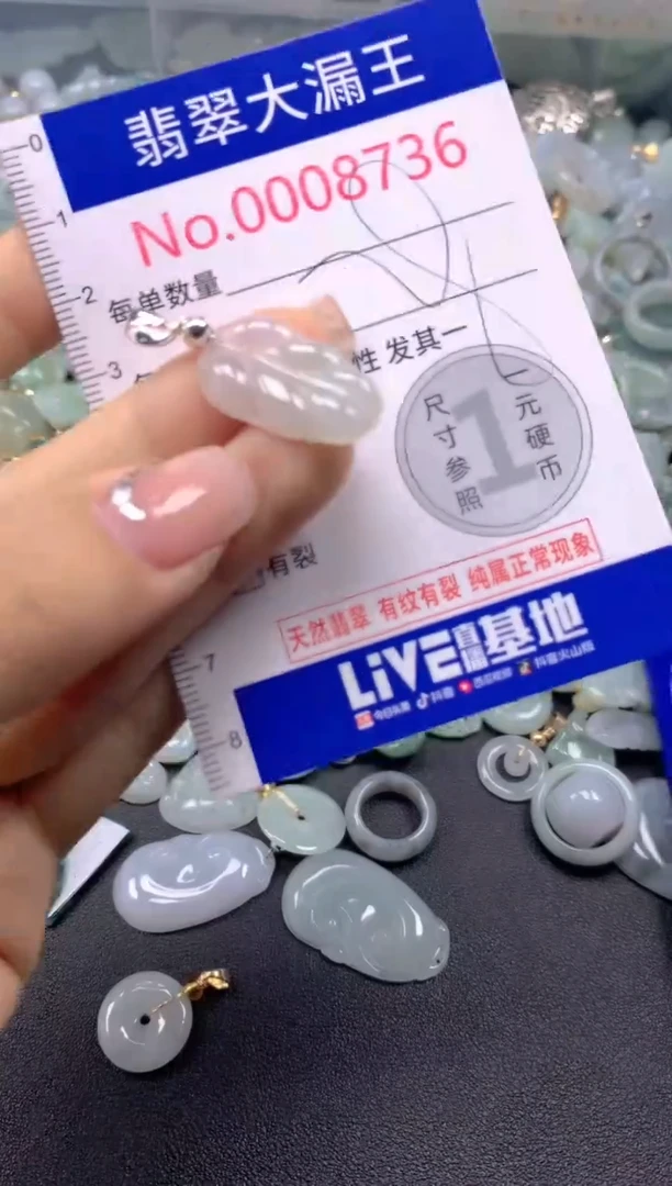 颈饰未镶嵌翡翠8736
