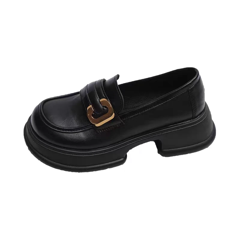 月光定制自用英伦风乐福鞋