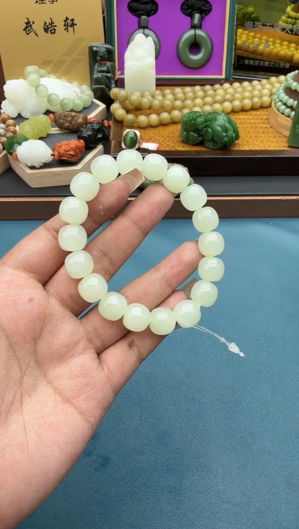 未镶嵌手串和田玉hsl12