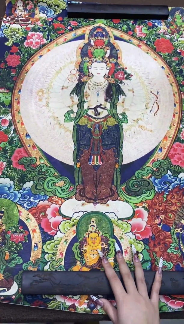 卷轴画精品挂饰 唐卡tk16084