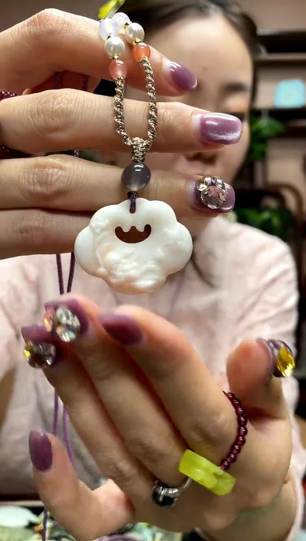 岫玉未镶嵌吊坠多样性发货其中发一