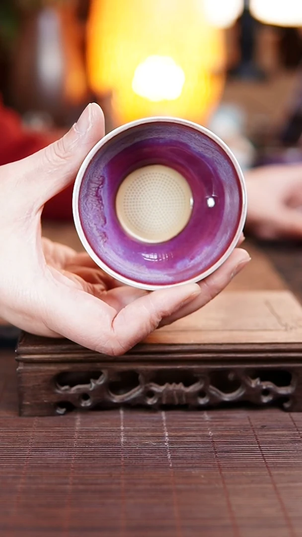 山河釉 钧瓷茶漏