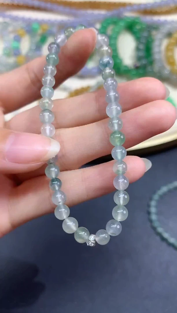 未镶嵌手串翡翠a147手串|4500