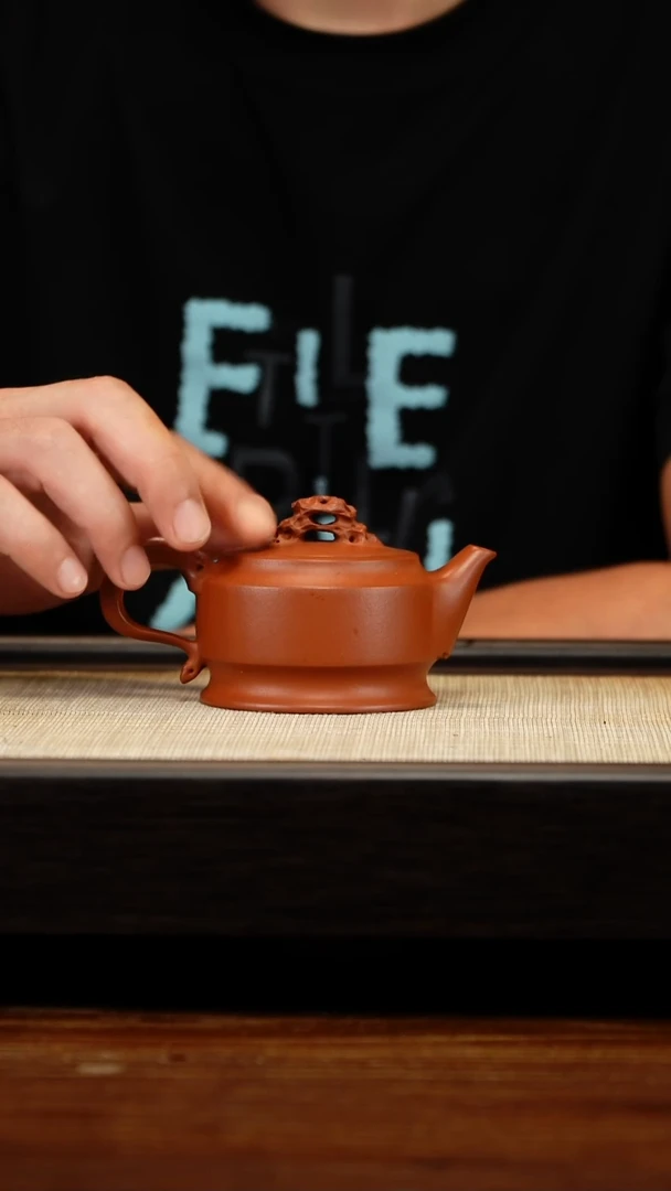 茶壶紫砂朱泥磐石
