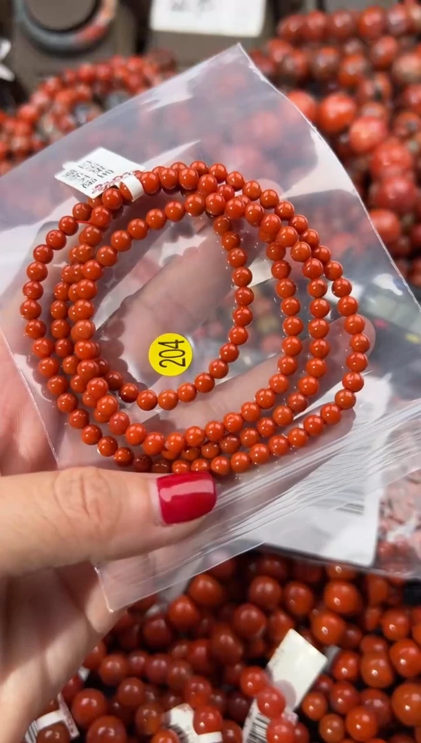 未镶嵌手串南红玛瑙4+