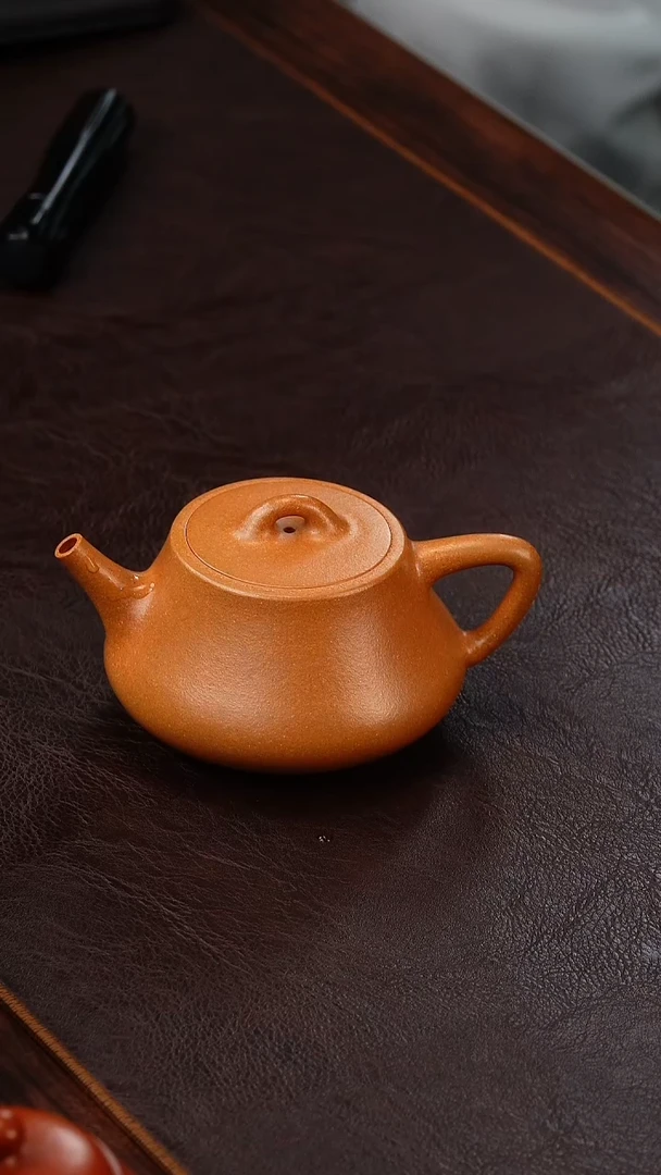 茶壶紫砂黄金段柱础180cc