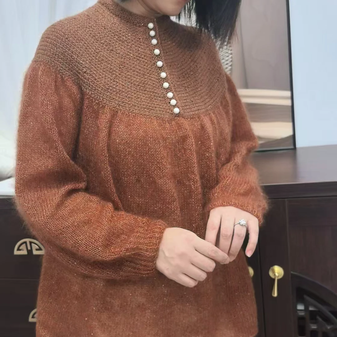 九咖《美纪子》毛衣材料包编织编制材料包编织美线