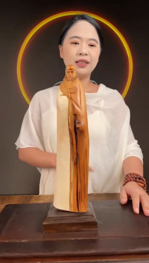 柏木（崖柏）手工摆件,先抢先得! 编号:4