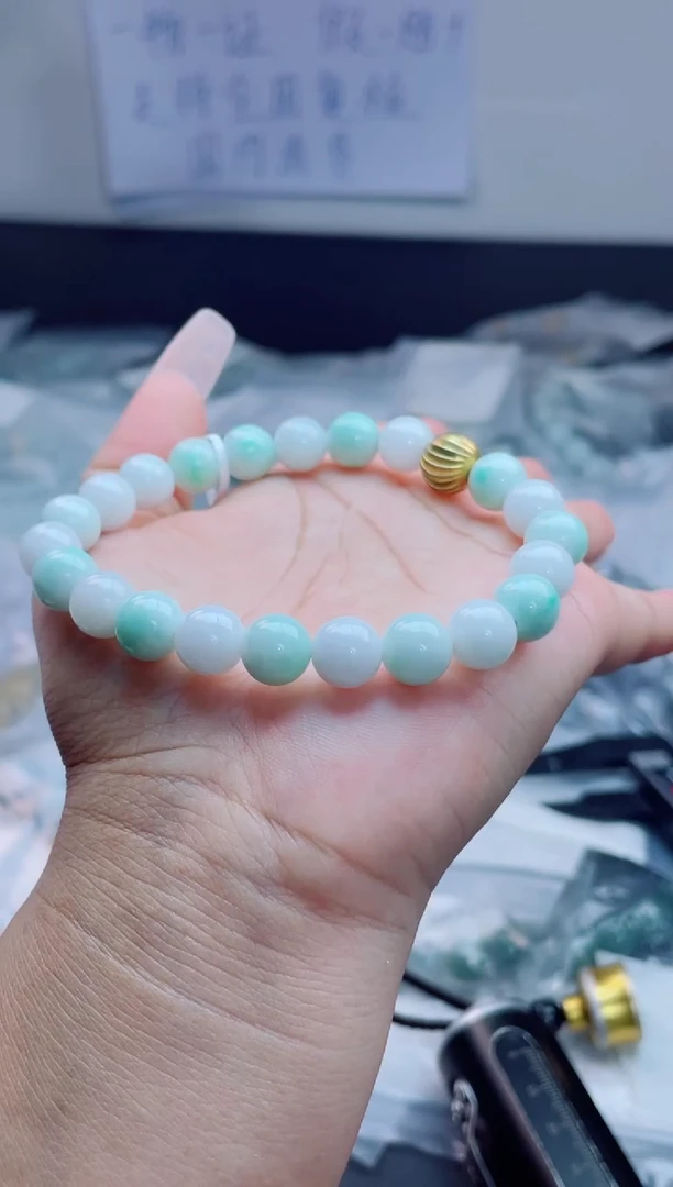 未镶嵌戒指翡翠珠串