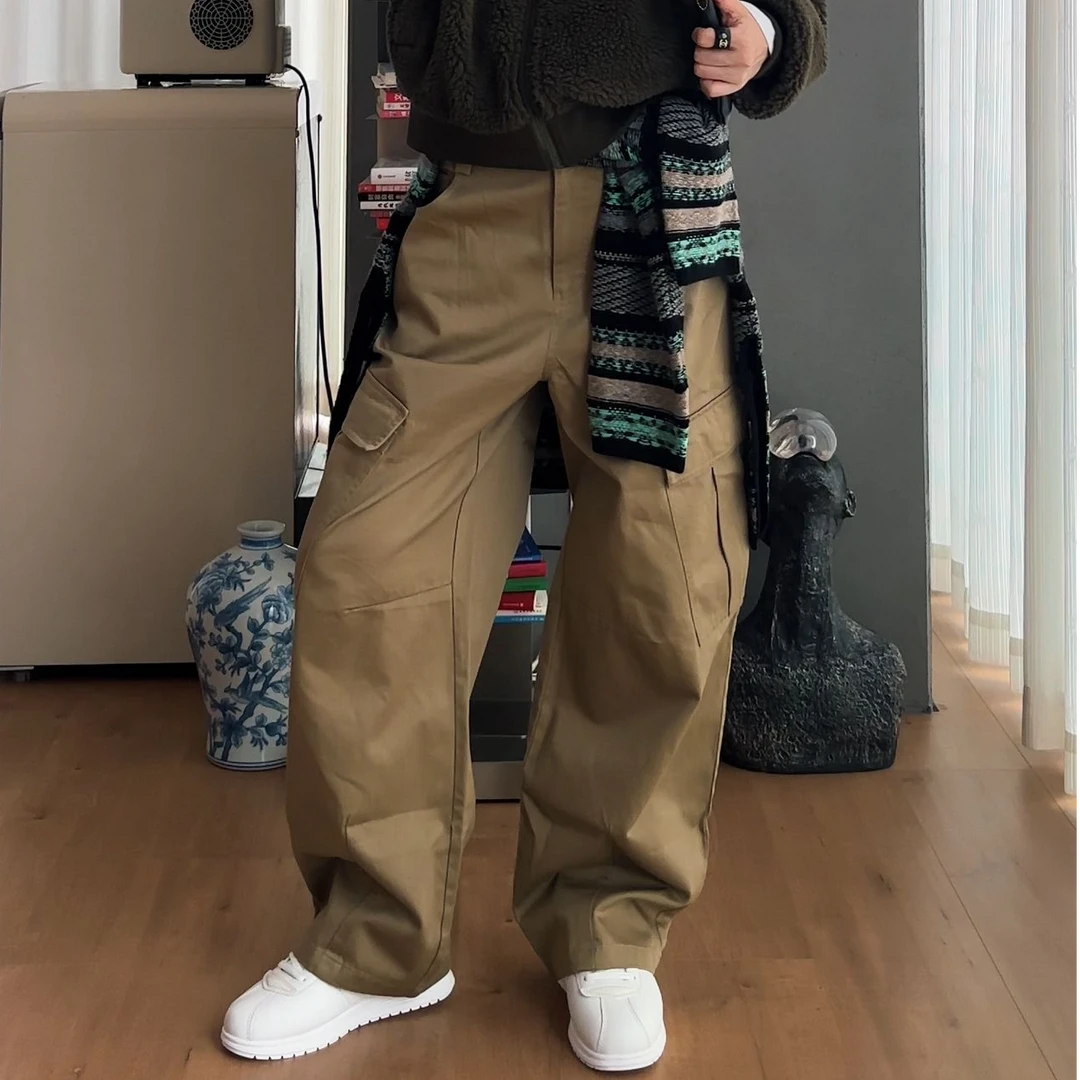 Without Memory 大大推荐经典卡其美式酷飒工装裤WG5157