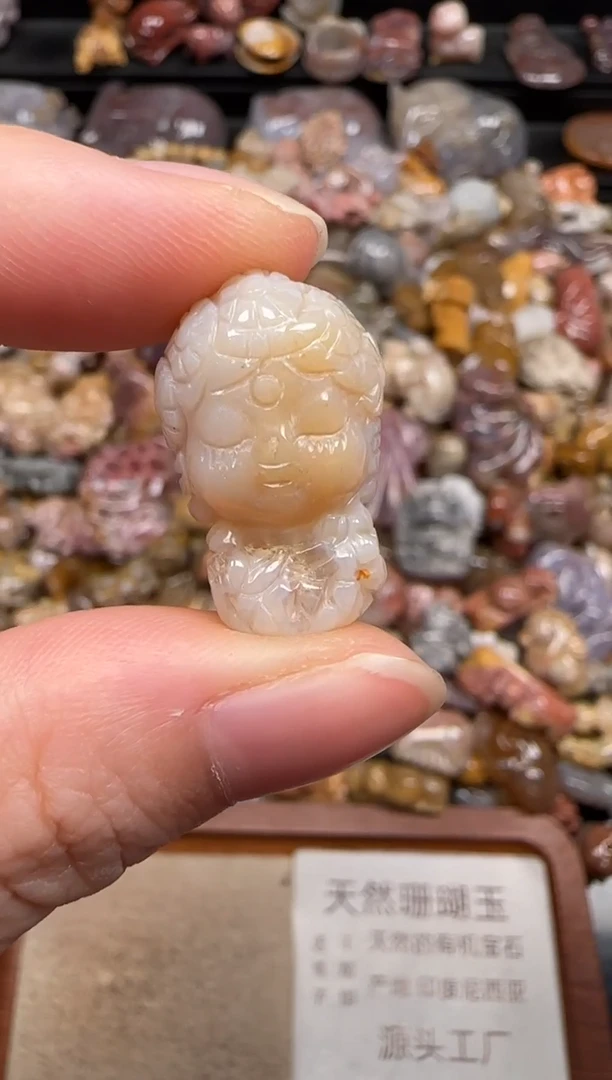 硅化珊瑚（珊瑚玉）未镶嵌颈饰236