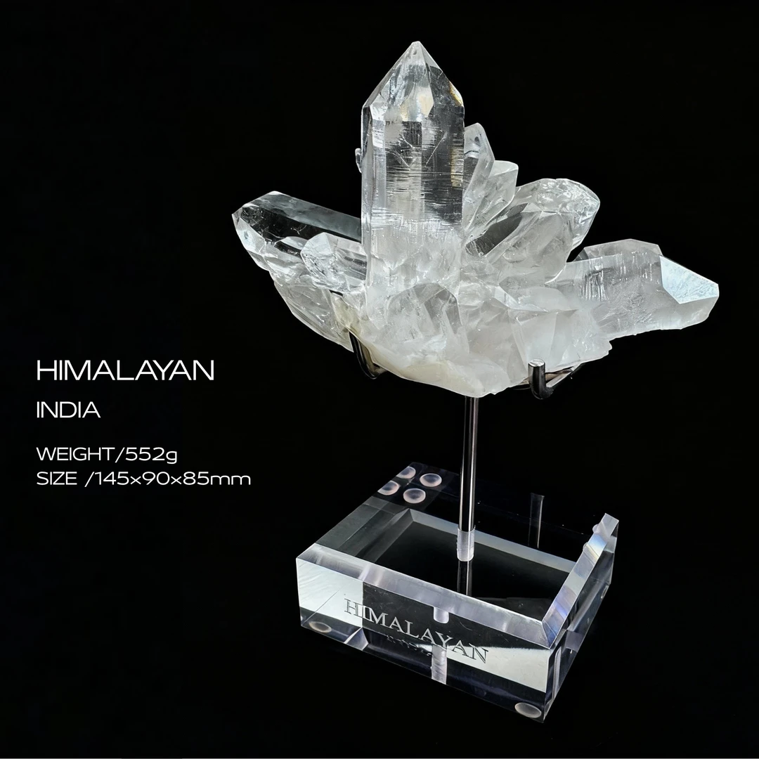 *双11【印度/喜马拉雅水晶】天然高原水晶摆设水晶矿物标本