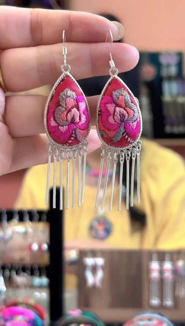 织绣艺枝独绣手工饰品355*