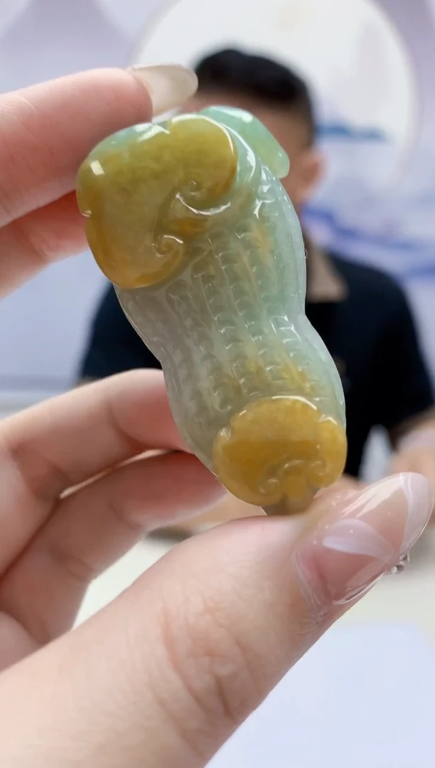 定制翡翠未镶嵌4969jw-毛货挂件46