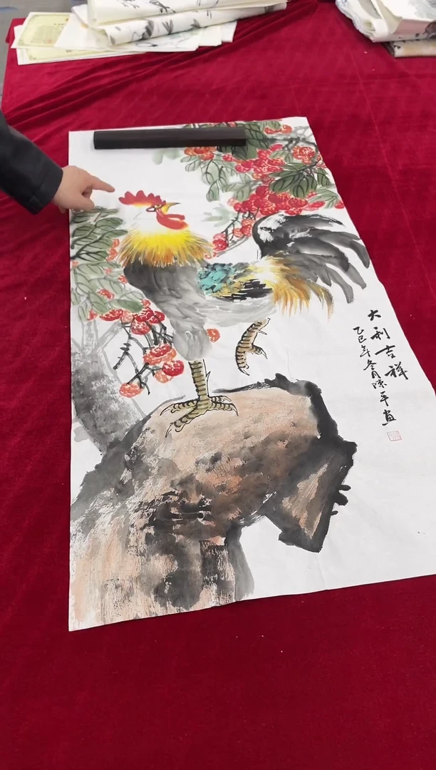 横款年画艺术作品欣赏W49
