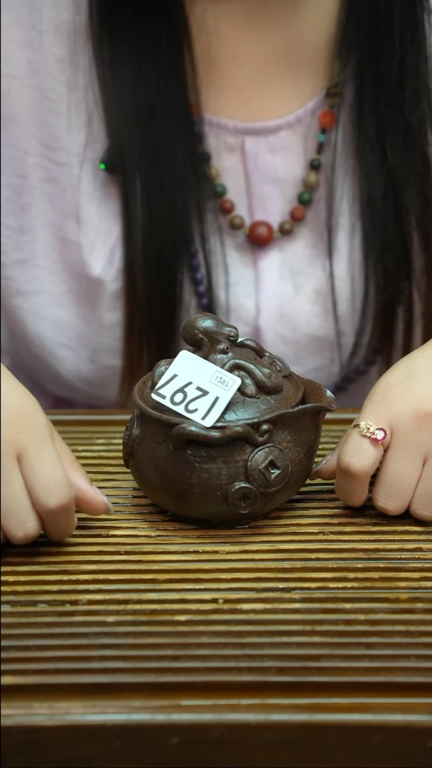 万古烧粗陶手工茶具