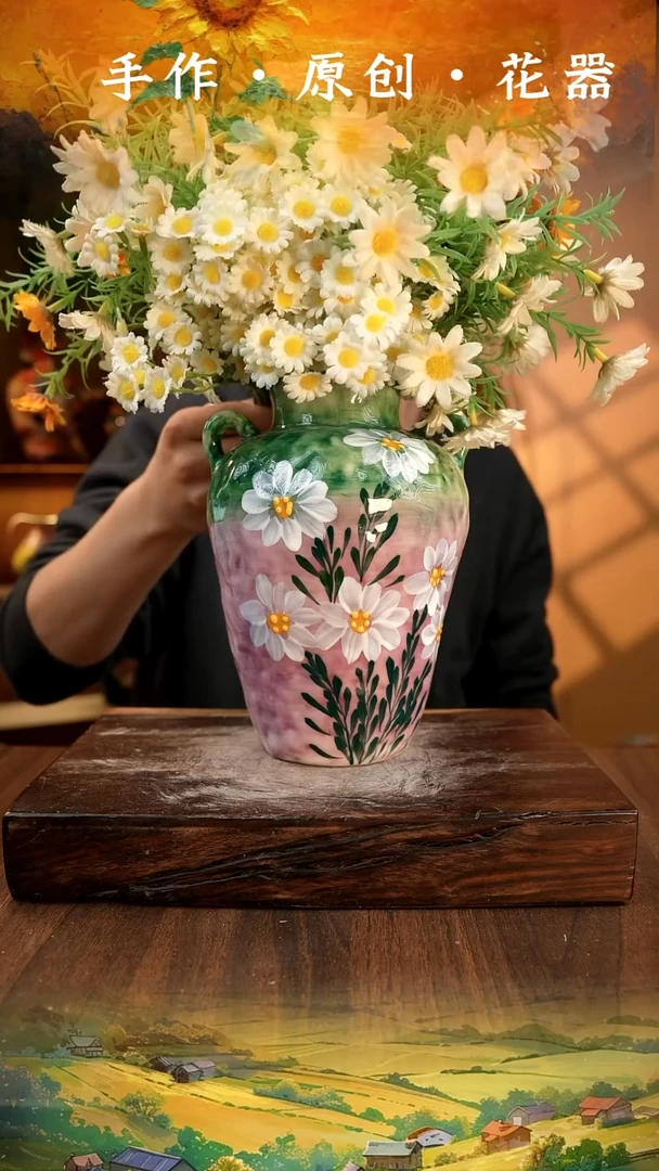 摆件陶13-7口径8高度21 手工测量 1-2误差