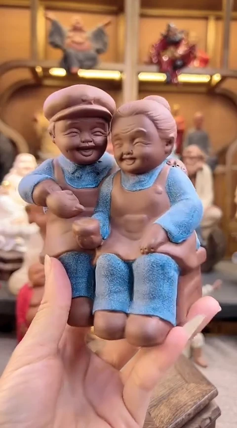 紫砂茶宠器闵茶宠摆件