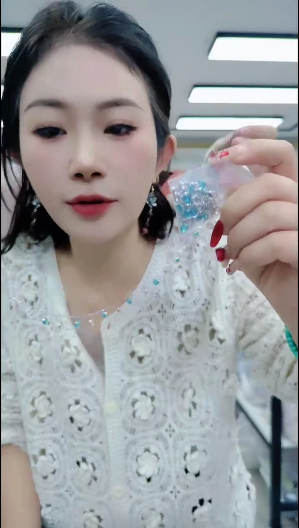 【闪购商品】玛瑙/玉髓颈饰合金0131 蓝石项链