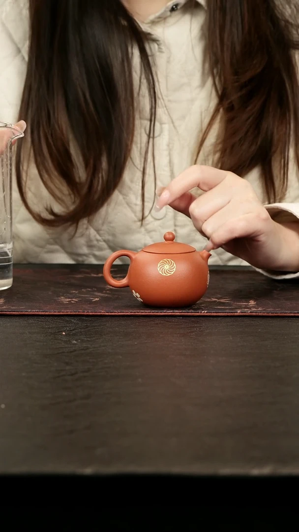 茶壶紫砂珐琅彩西施小红泥
