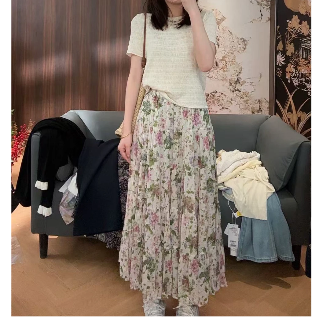 【LIbaibai】春夏新款高腰百搭显瘦半身裙BB-1568