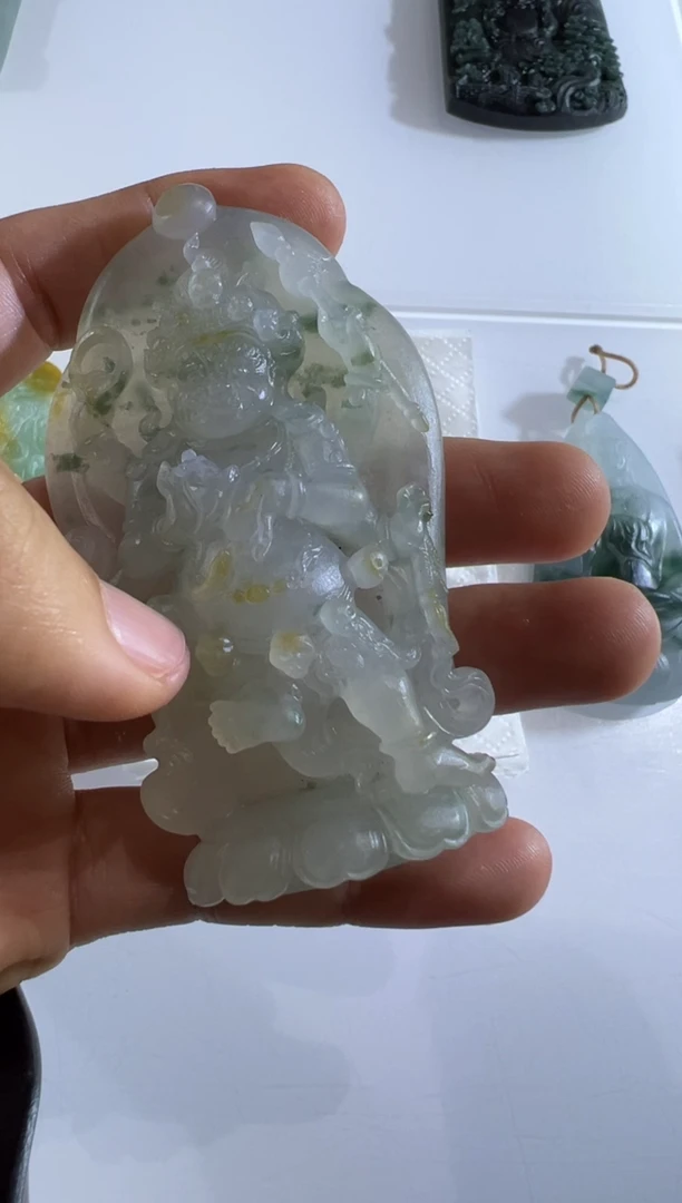 未镶嵌定制翡翠大黑天