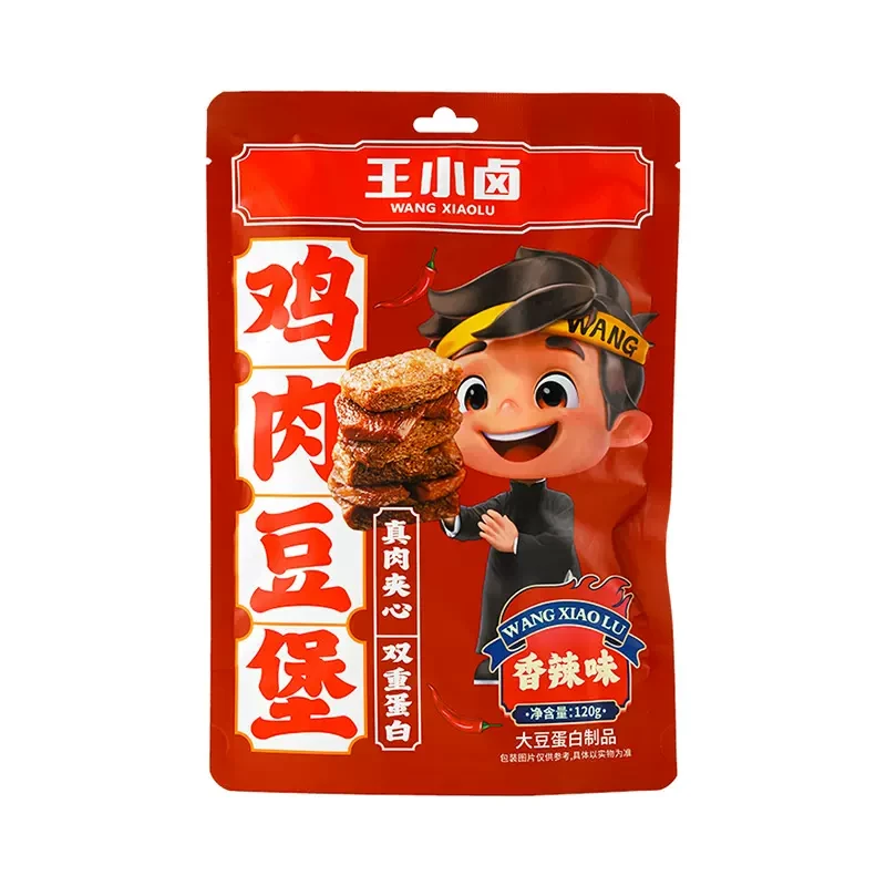 王小卤鸡肉豆堡香辣味 120g