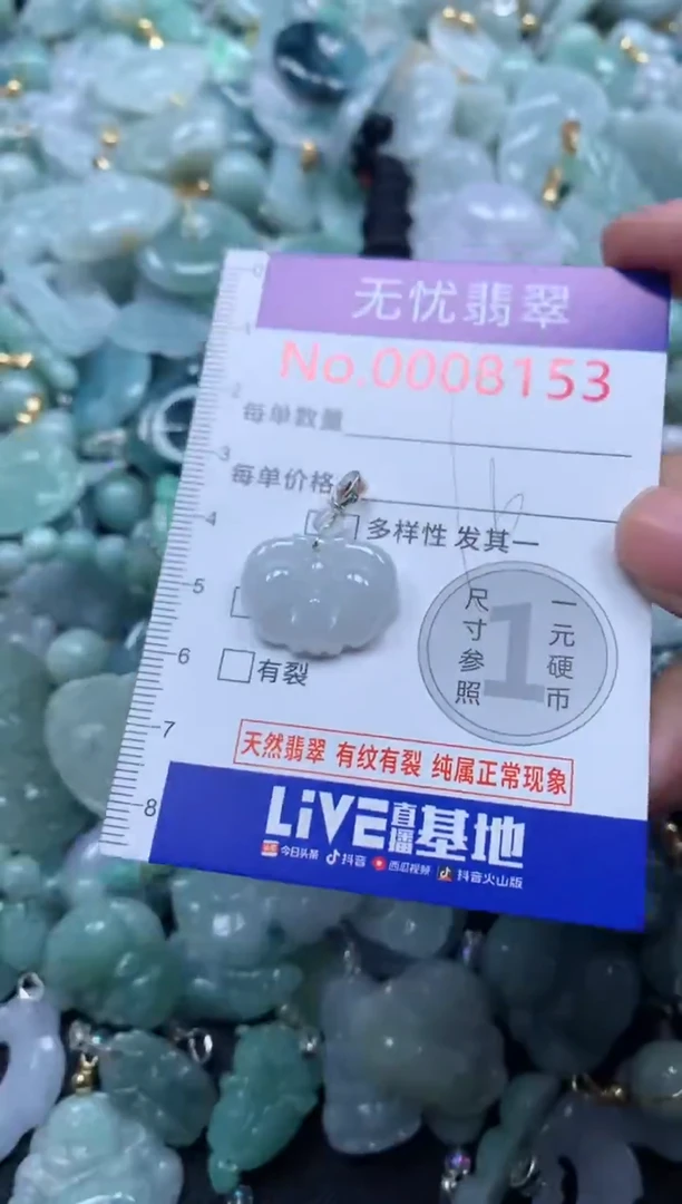 颈饰未镶嵌翡翠8153