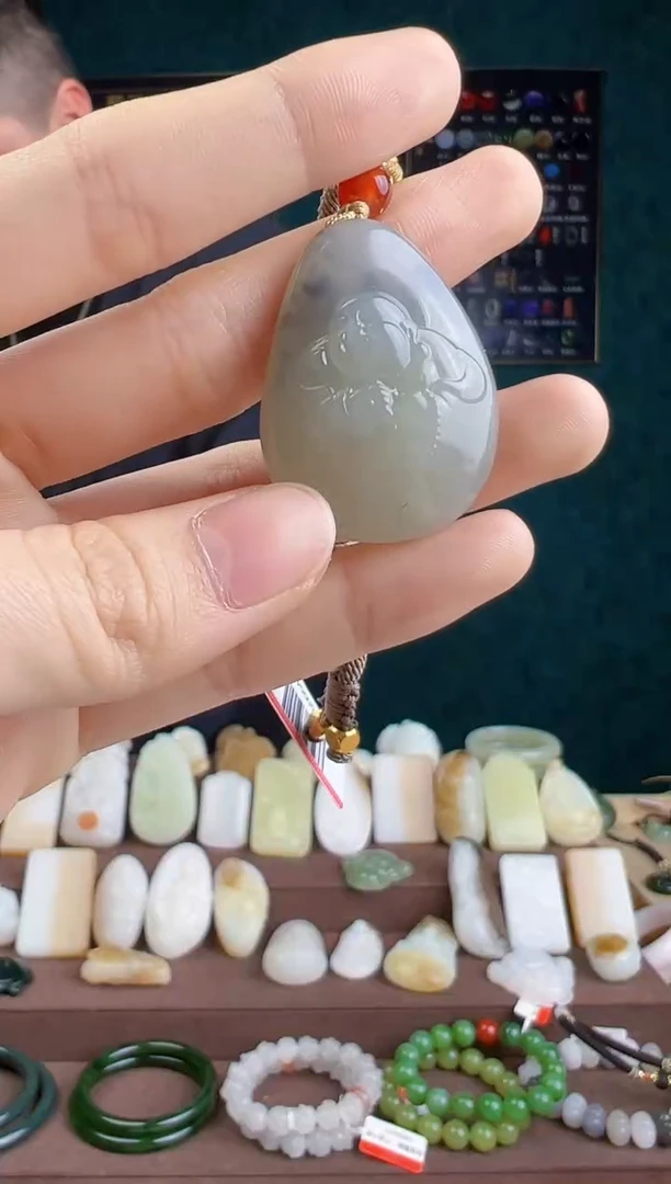 【闪购商品】和田玉颈饰未镶嵌ZZ 拍一发一 多样性发货