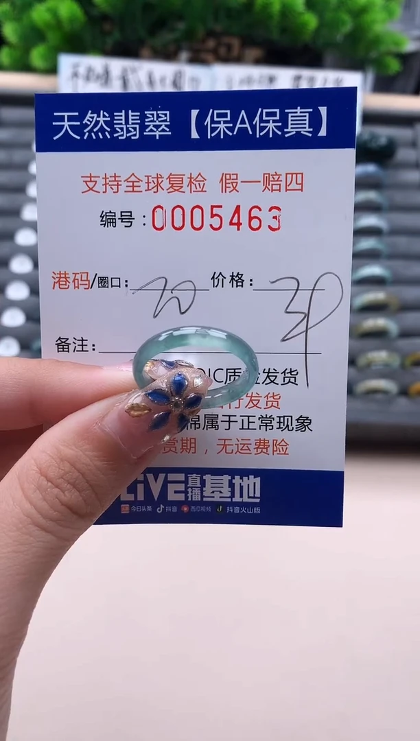 未镶嵌戒指翡翠5463
