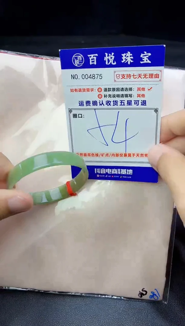 未镶嵌手镯翡翠手镯