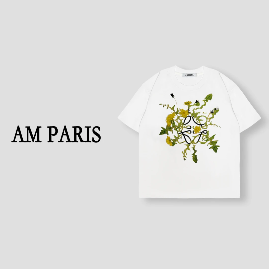 清仓【花灰刺绣】南油大版T恤001-4A