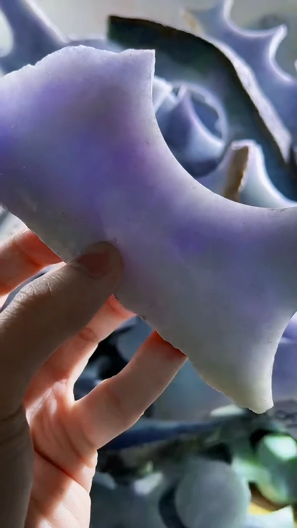 翡翠裸石缅甸翡翠A货文8325