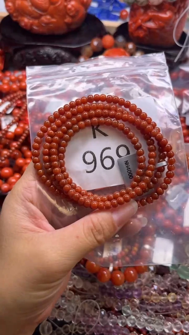 未镶嵌南红玛瑙珠宝奇石K969-4