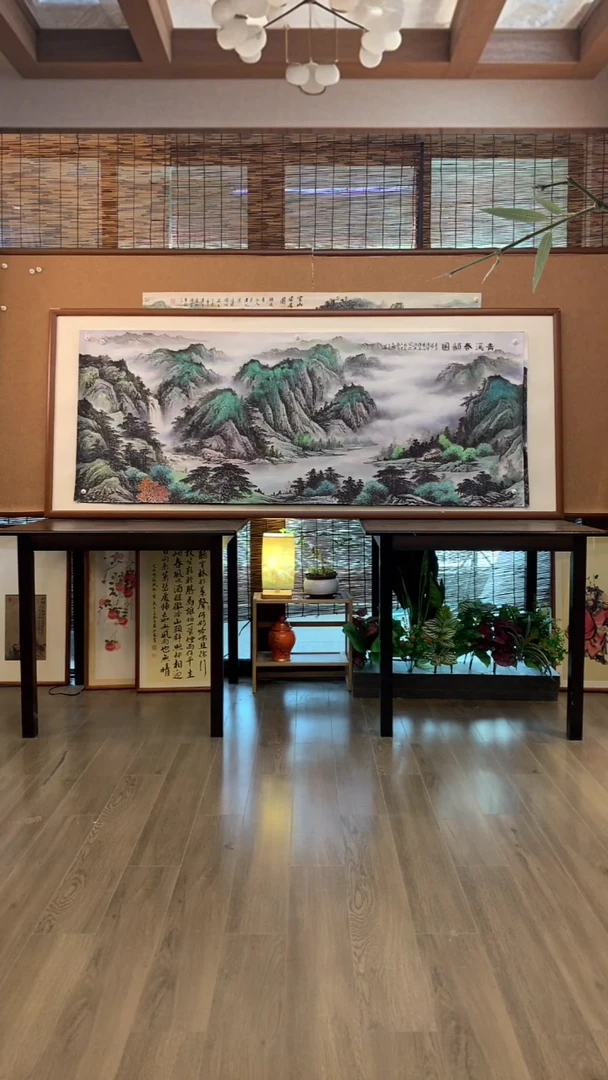 国画画芯纯宣纸纯手绘180*70cm