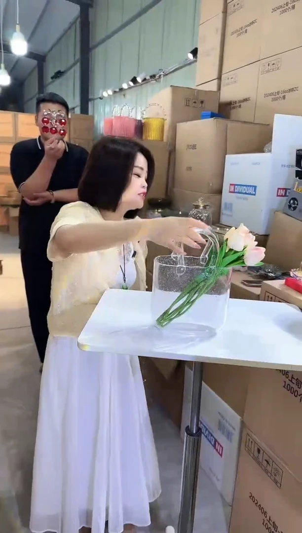 琉璃手工艺品优选花瓶花器R-早18