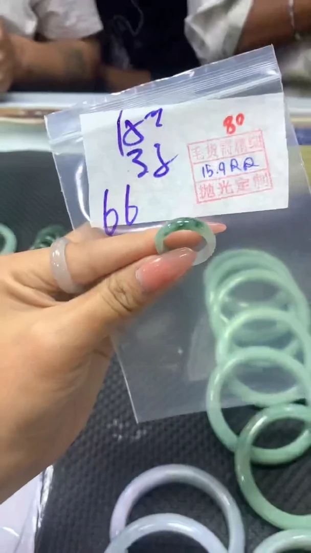 未镶嵌定制翡翠80毛货需精细抛光定制+多样性发1+66