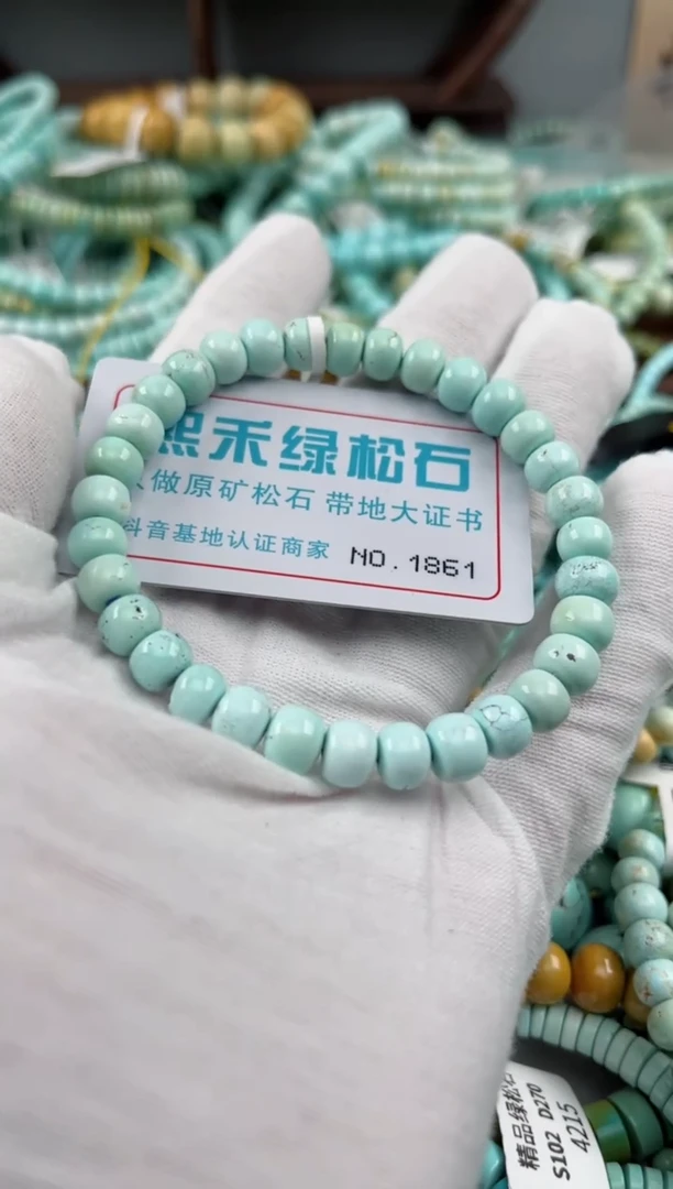 未镶嵌绿松石松石1861