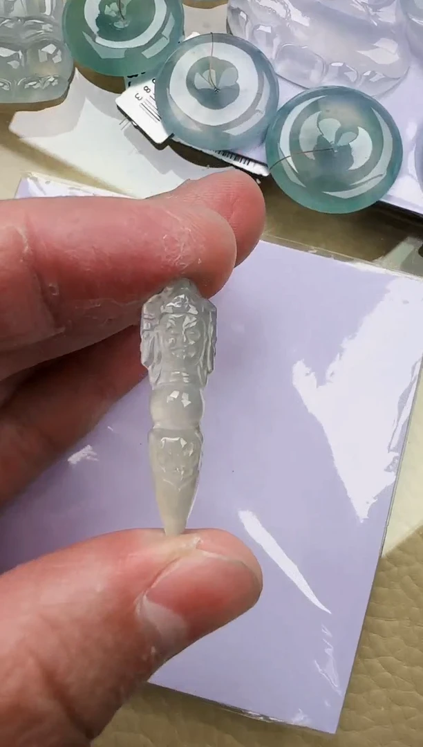 颈饰未镶嵌翡翠缅甸翡翠a货