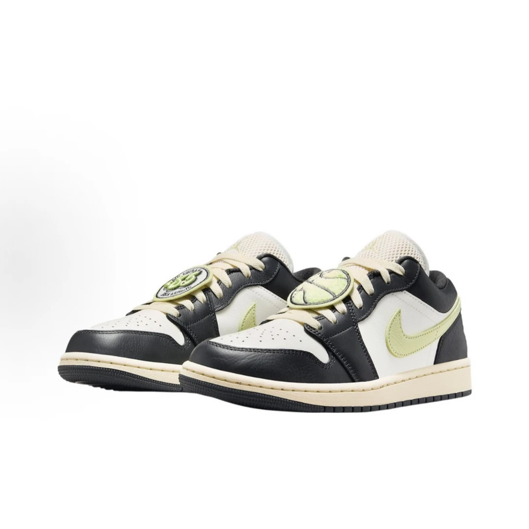 【滔搏联动】NIKE耐克男女款AIR JORDAN 1黑白黄低帮板鞋HQ3009-003