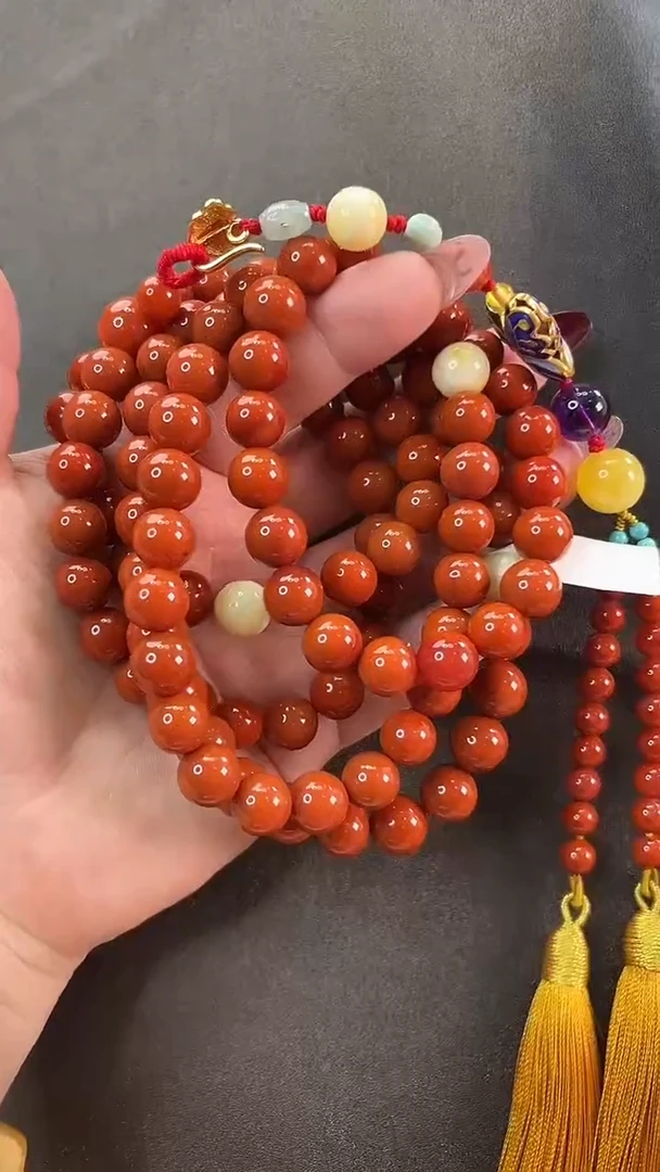 【闪购商品】南红玛瑙颈饰未镶嵌项链