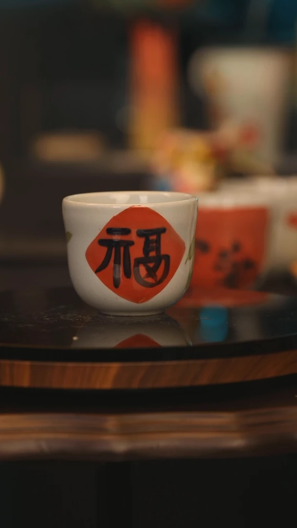 【闪购商品】摆件景德镇釉下彩绘设计师款陶瓷