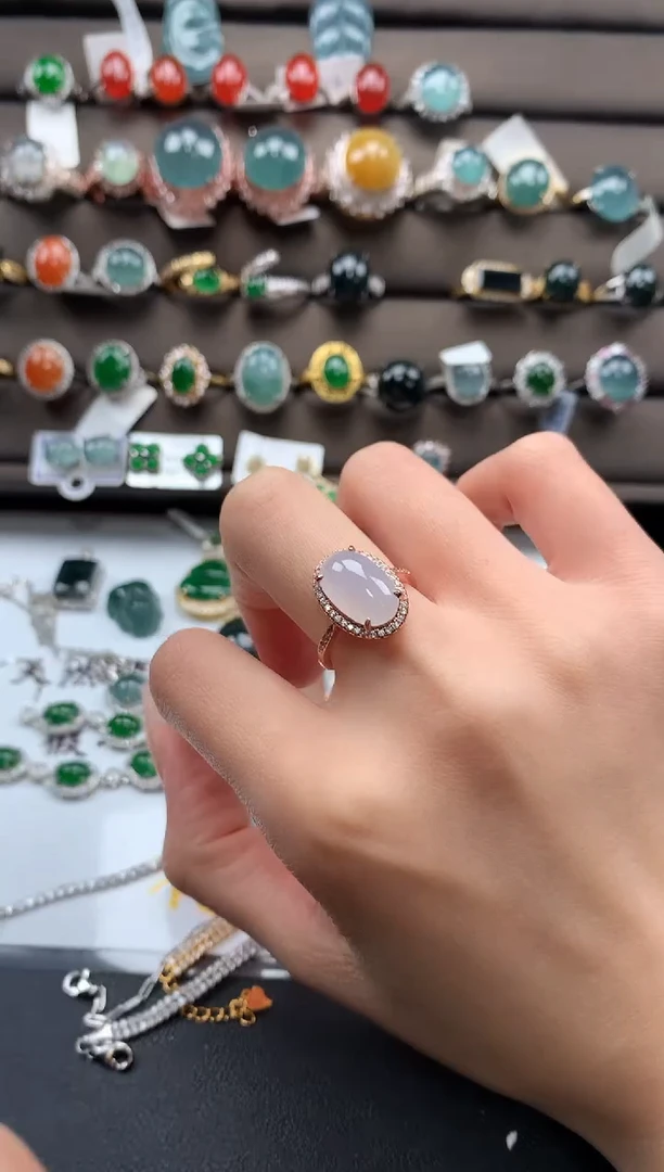 【闪购商品】翡翠戒指银S925镶嵌213213123