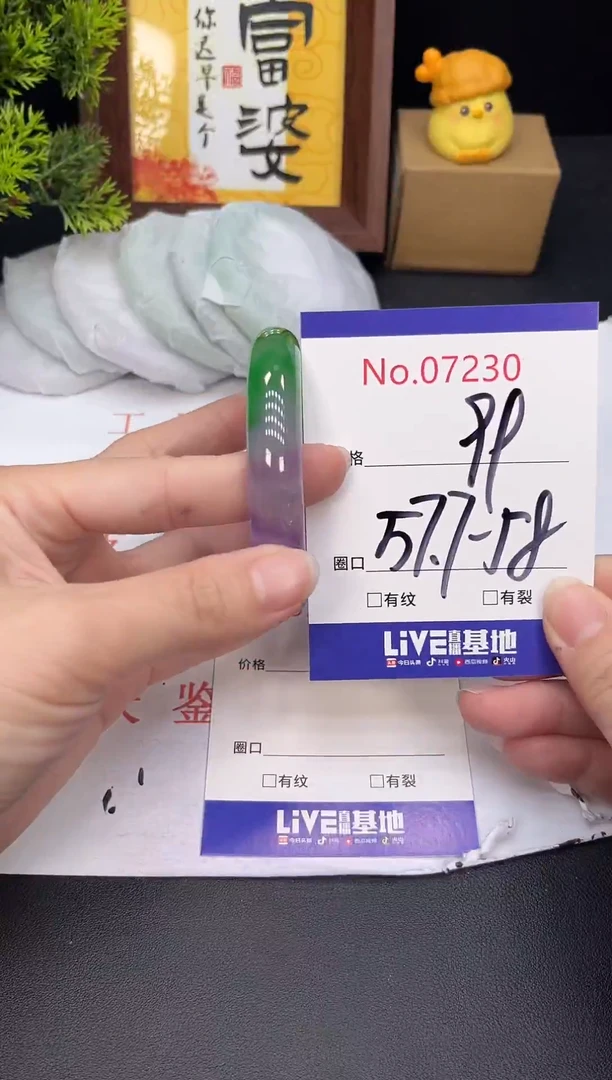 未镶嵌手镯翡翠杨*7230