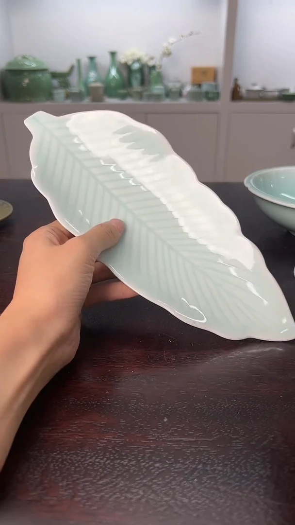 龙泉云间青瓷小米茶器