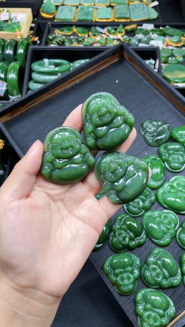 【闪购商品】和田玉吊坠未镶嵌50MM 多样性发一