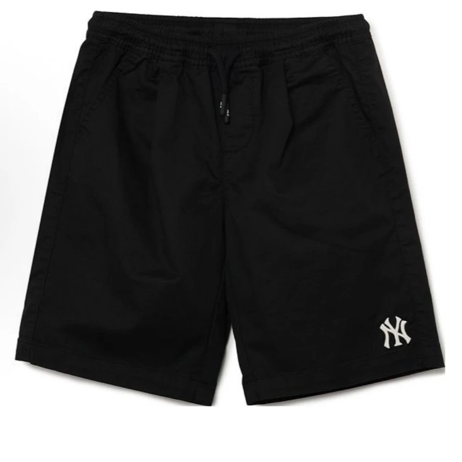 MLB 品牌logo抽绳休闲短裤 儿童款7ASM00133-50BKS
