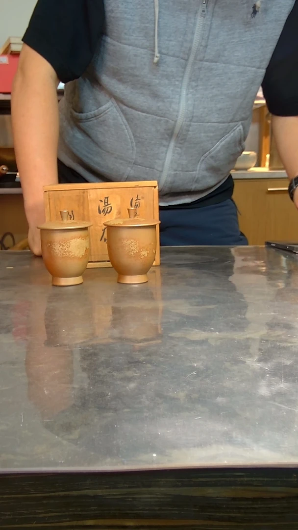 巍**！日本原产备前对杯