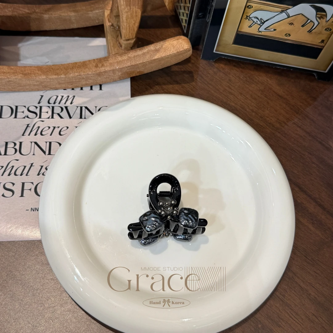 「复古舞会」-韩国25新款mini抓夹刘海夹公主头碎发盘发夹