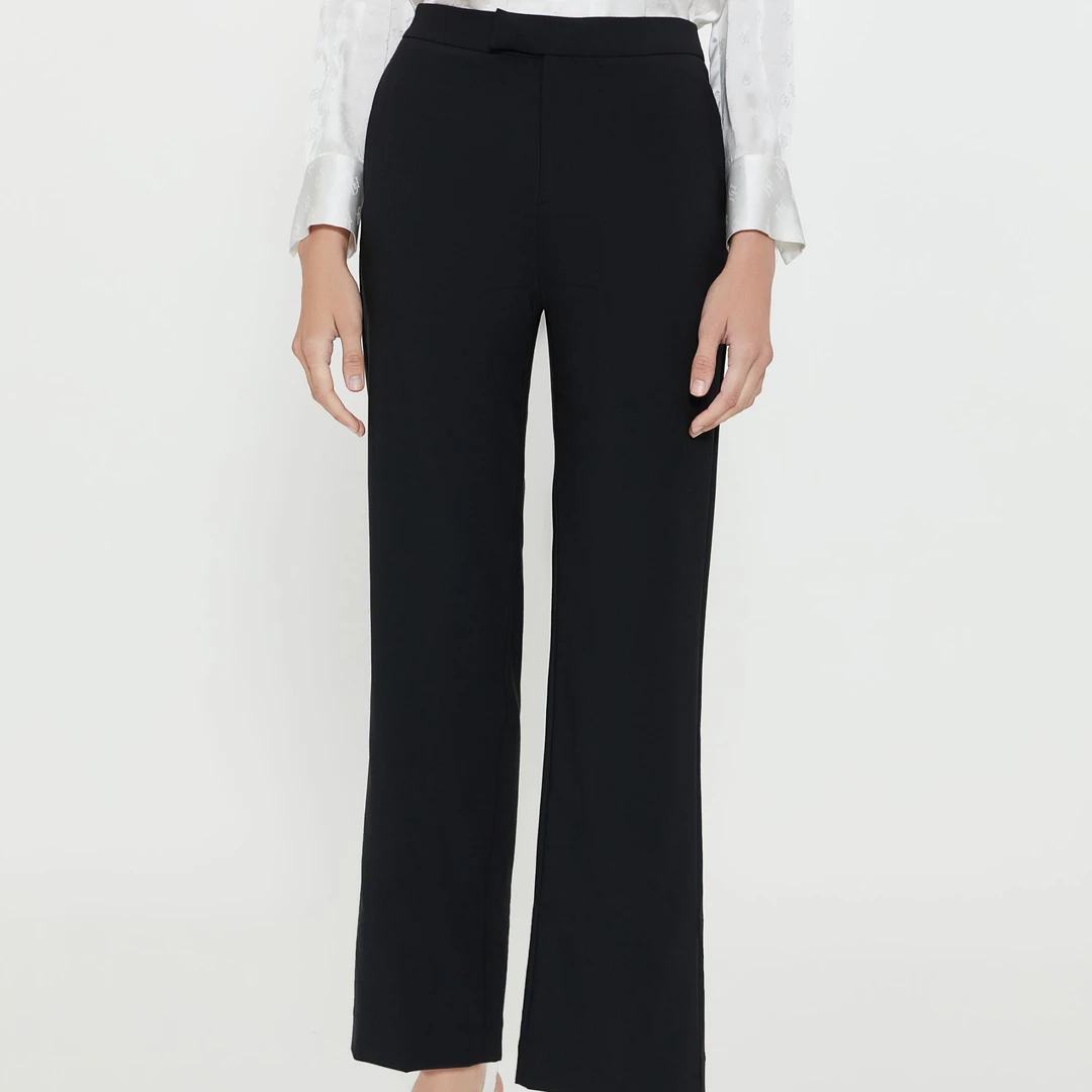 Daniel Hechter女士春夏黑色休闲西裤WX21708 DR